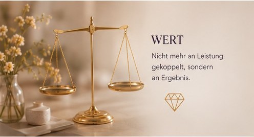 Wert – nicht an Leistung gekoppelt, sondern an Ergebnis